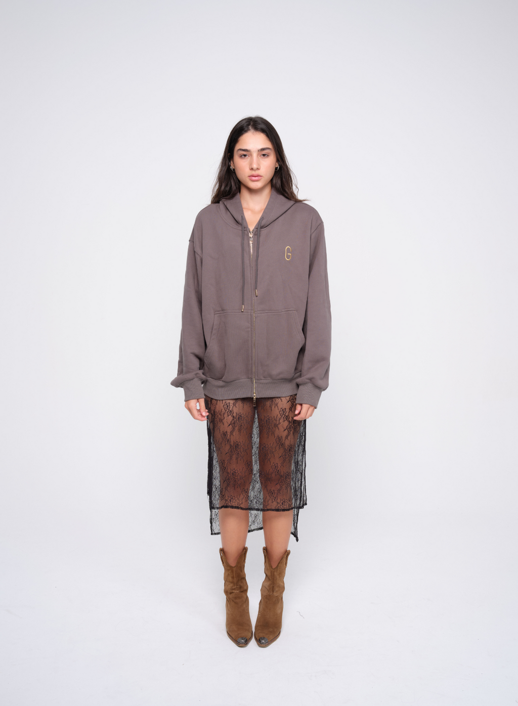 Goldy Zip Hoodie
