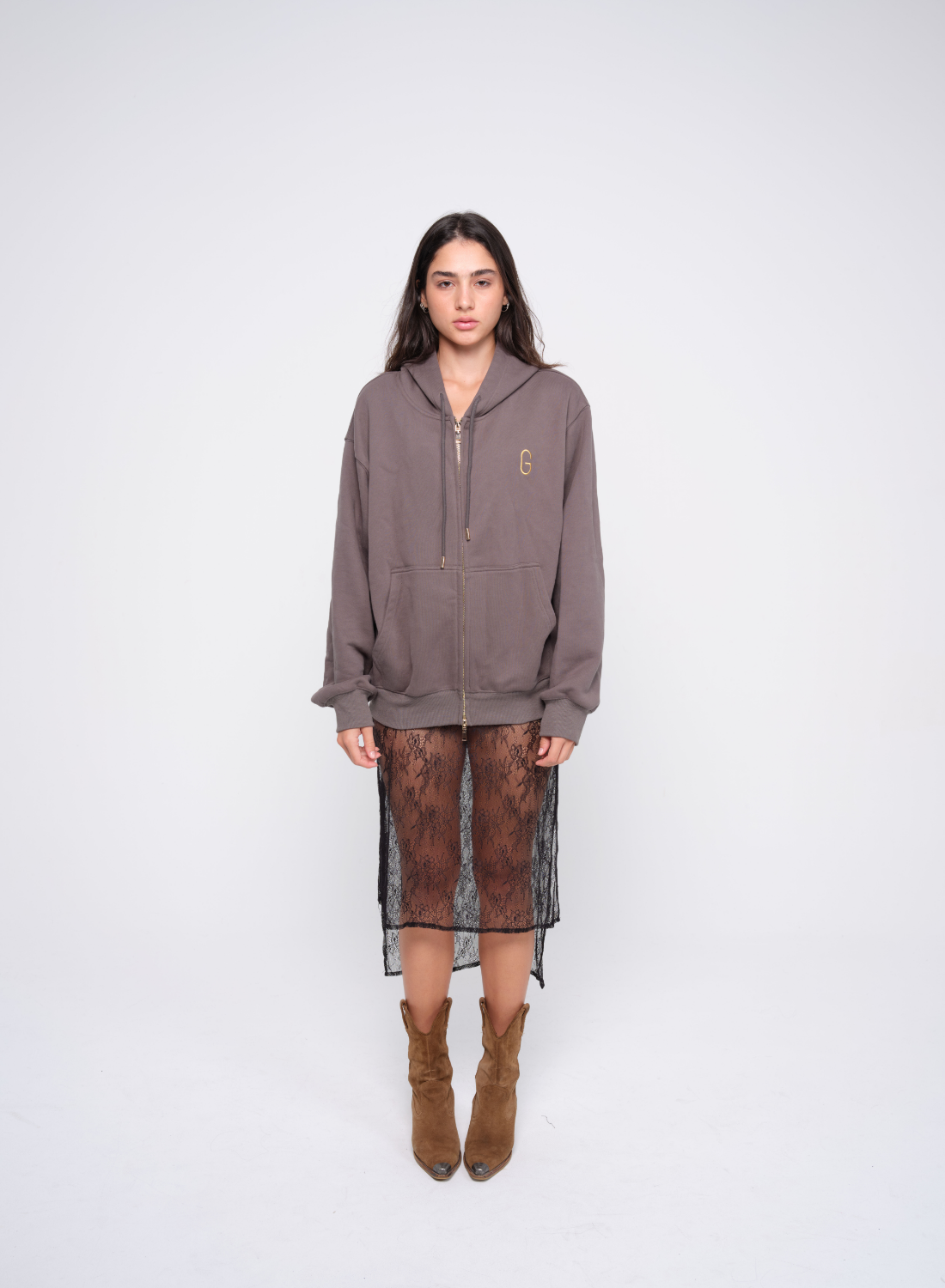 Goldy Zip Hoodie