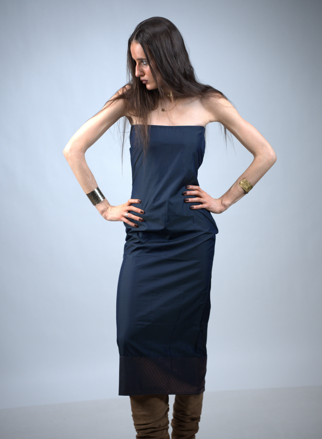 The Midnight Dress Silk No Sleeve