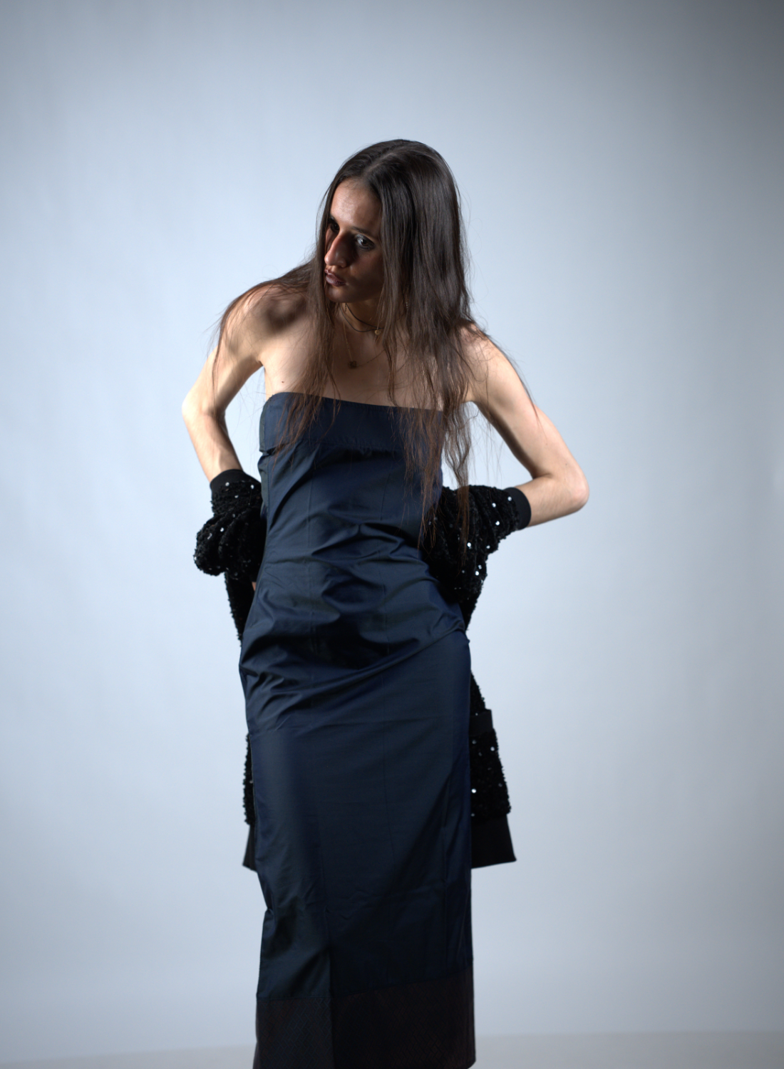 The Midnight Dress Silk No Sleeve