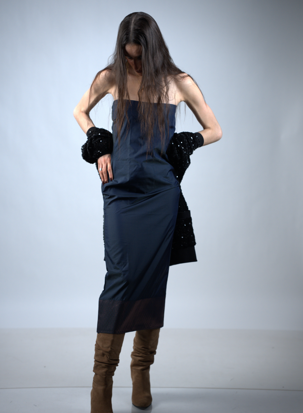 The Midnight Dress Silk No Sleeve